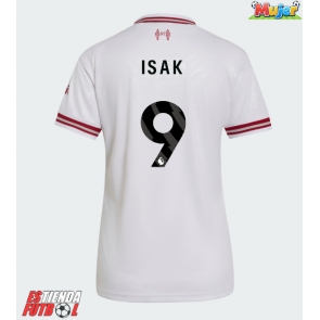 Liverpool Alexander Isak #9 Segunda Equipación Mujer 2026-27 Manga Corta